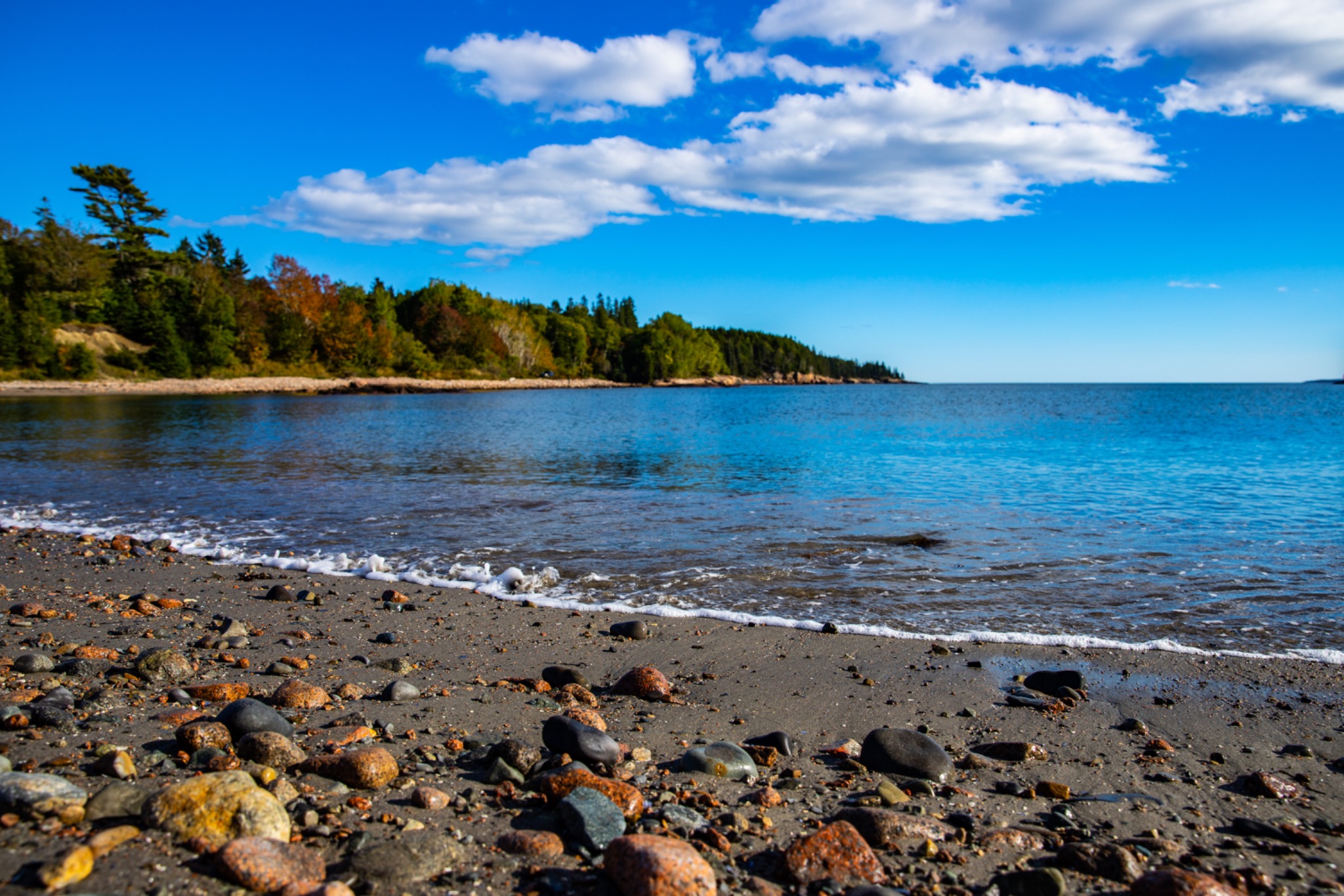 Colorful Rock Shoreline